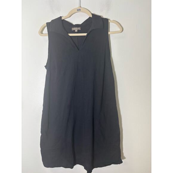 Lilla P Black Sleeveless A Line Dress Sz XS - Picture 1 of 2